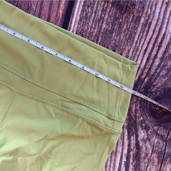 Women’s Crz Yoga Green/Yellow Leggjng Size S - Picture 3 of 7